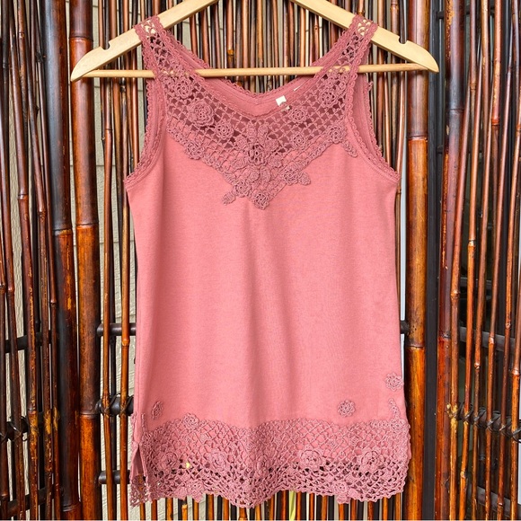 NEW Anthropologie Crochet Tank Top - Picture 3 of 16